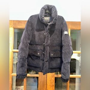 Anthropologie Scotch & Soda Size Large‎ Women's Navy Puffer Jacket